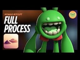 Nomad Sculpt Character Design Full Process