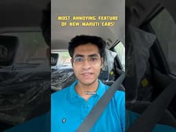 The most ANNOYING seatbelt #safety feature in Maruti cars! #swift #fronx #jimny #costcutting