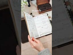 All March Pages in my Hobonichi Cousin 🩷 #afterthepen  #journaling #hobonichi
