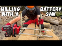 Can You Mill Timber With a Battery Chainsaw?