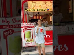My Crepes Boracay🇵🇭😋 #shorts #trending #trendingshorts #mew #love #fun #philippines #food #foodie