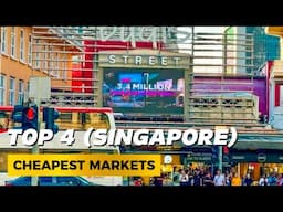 Top 4 Cheapest Markets In Singapore 2025 | Bugis, Arab Street, Little India, Chinatown