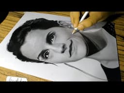 Drawing Emma Watson realistically with pencil and paper
