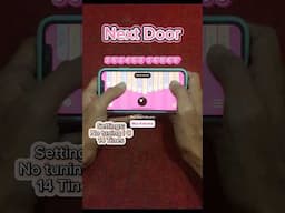 Next door easy kalimba tabs #keylimba #jedagjedug #trend