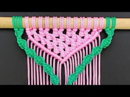 Macrame Intermediate Pattern | Macrame Basic Knot | Easy Macrame Pattern Tutorial