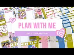 Plan With Me ☆ I Love You So Matcha (Scribble Prints Co)