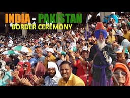 INDIA PAKISTAN BORDER CEREMONY 🇮🇳 ATTARI WAGAH BORDER