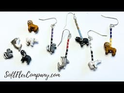 Turn Teeny Tiny Ceramic Animals into School Mascot Earrings: Free Spirit Beading with Kristen Fagan