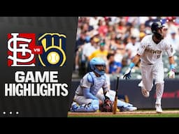 Cardinals vs. Brewers Game Highlights (6/15/25) | MLB Highlights