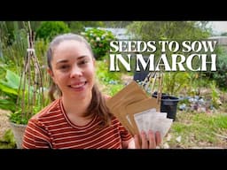 Seeds We're Sowing in March for the Cottage Garden & Flower Farm 🌿💐