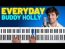 How To Play "Everyday" by Buddy Holly [Piano Tutorial + Chord Chart]