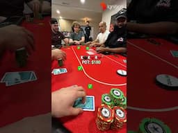 POV: Playing King + Jack #poker #pokerhand