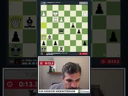 Krikor vs prodígio indiano de 3100 de rating no XADREZ ONLINE!