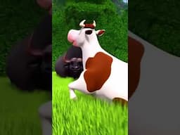 #cowvideos #funnyvideo #shorts  HILARIOUS! Cow’s Wild Ride Down the Hill