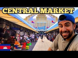 Inside Phnom Penh Central Market 🇰🇭 | Cambodia's Largest Market 🇰🇭