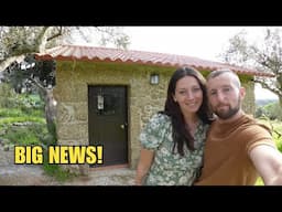 Huge News! We Can't Believe It 🤩 Off grid Homestead in Portugal