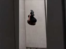 Gap jump to wall inward side flip.
