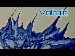 Voltaic ✨️ Exploring Minimal Design and Negative Space in Acrylic Pouring