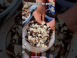 o (en moladas) #receta #mole #enchiladasrojas #antojitos