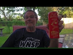 The old guy and a quick hitting THC Seltzer from Wynk:  Strawberry Lemonade