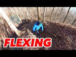 Flexing on the trails....