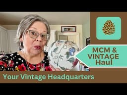 MCM & Vintage Haul! Thrift Store - Antique Mall - Flea Market Finds!