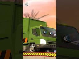Wheels on the Garbage Truck #viral #trending #popular #ytshorts #cars #cartoon