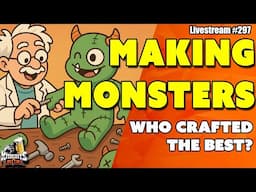 Monster Creation Showdown! PF2, Fabula Ultima, Dragonbane & OSR  - Livestream #297