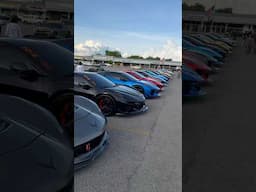 The HorsePower Obsessed dinner after the first day at the NCM bash! C8 Corvette Z06’s everywhere!