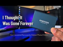 Recover Deleted Data from External SSD/HDD 💾 | Get Back Your Precious Photos & Videos!