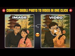 How to Create Ghibli Style Videos For 100% Free | Ghibli Art Image ko Video Mein Convert Kaise Kare