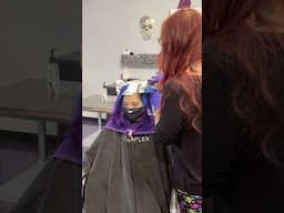 OMG the after! 😱 #schaumburg #hairstyle #hairvideo #bluehair #colorfulhair #hairtransformation