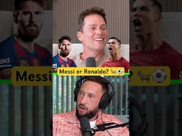 🐐 Tom Brady Picks Messi VS Ronaldo