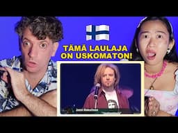 FINNISH SINGER JUSSI HAKULINEN SURPRISED US!! (Joutsenlaulu)