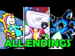Deltarune Chapter 3 & 4 - All Endings