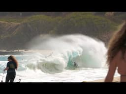 Surfers attempt Sandy Beach Shorebreak! Clay Marzo Going OFF!! (RAW)