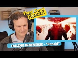 Vocal Coach REACTS  - FALLING IN REVERSE "Ronald" (feat. Tech N9ne & Alex Terrible)