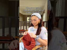 To listen or not to listen #knitting #knit #knittingvlog