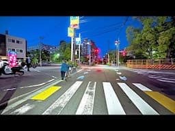 Tokyo Koto-ku Evening Walk in Sunamachi, Japan • 4K HDR