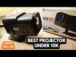 Portronics Beem 470 Smart LED Projector with 1080p Full HD Resolution - Unboxing & Honest Review