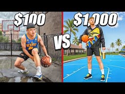 $100 VS $1,000 Basketball Budget Challenge!