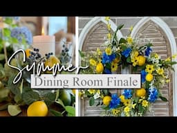 Summer Dining Room Finale | Decorate With Me