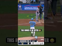 this ruined his no hitter.. 😭 #mlb #baseball