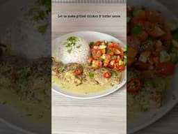 Healthy Grilled Chicken And Salad #shorts #grilledchicken #recipe