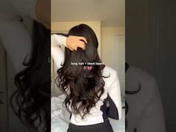 best haircut for THICK hair 🦋 #haircutinspiration