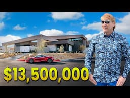 TOURING A $13,500,000 LAS VEGAS MEGA MANSION WITH SPECTACULAR VIEWS OF THE STRIP!