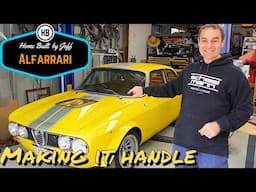 Making it handle - Ferrari engined Alfa 105 Alfarrari build part 231