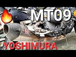 MT-09 Slip on Yoshimura Exhaust Sound + Riding Sound + Rev Boom 🔥