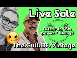 Vintage  Antique Home Decor Live Sale