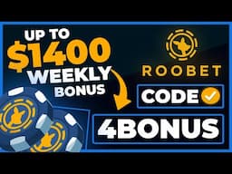 Roobet Promo Code "4BONUS" — FREE $1400 BONUS. NEW Roobet Redeemm Code 2025 Review